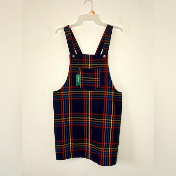 Plaid Jumper Dress from Simons. Size: Medium - Picture 1 of 2